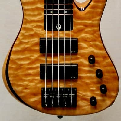 G.Gould GGi5 in Natural Quilt Maple – Graphite Neck – NAMM Display - 9.05 pounds – #1277 image 2
