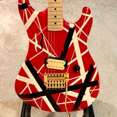 Van Halen Kramer Orlando Hard Rock Cafe Display Guitar Striped image 1
