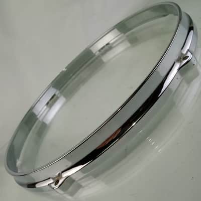 Gretsch 13" 6-Lug Die-Cast Tom Drum Rim/Hoop Chrome USA Vintage 60s-70s Brooklyn image 1