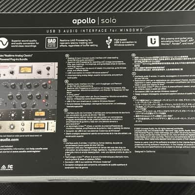 Universal Audio Apollo Solo Heritage Edition USB 3.0 Audio Interface 2020 - Present - Silver image 3