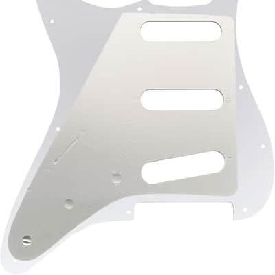 Guitar Pickguard for Electric Guitar, 4Ply White Pearl image 3