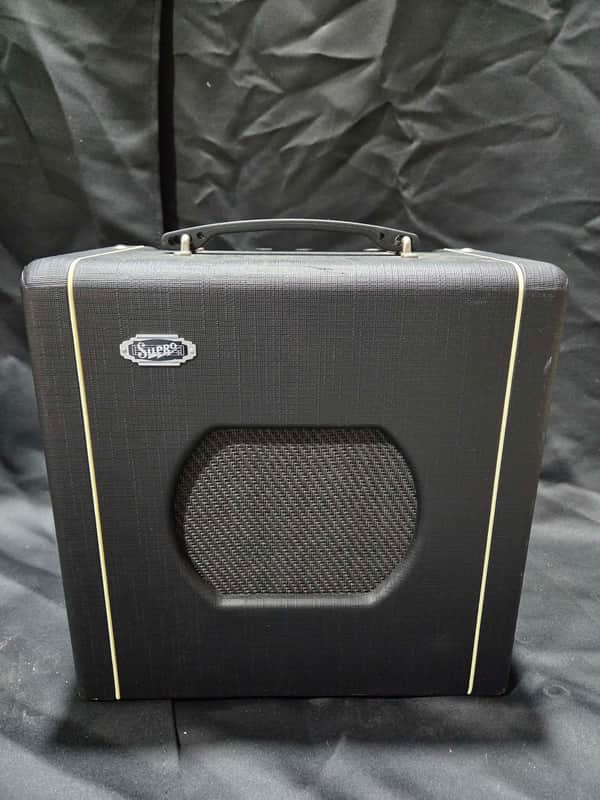 Supro 1808 Blues King 8 1-Watt 1x8" Guitar Combo 2019 - Present - Black image 1