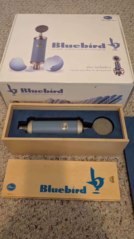 Blue Bluebird Large Diaphragm Cardioid Condenser Microphone 2010s - Blue image 1