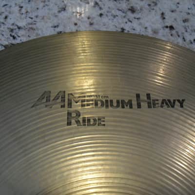20" Sabian AA Medium Heavy Ride Cymbal 2740g brilliant finish image 3