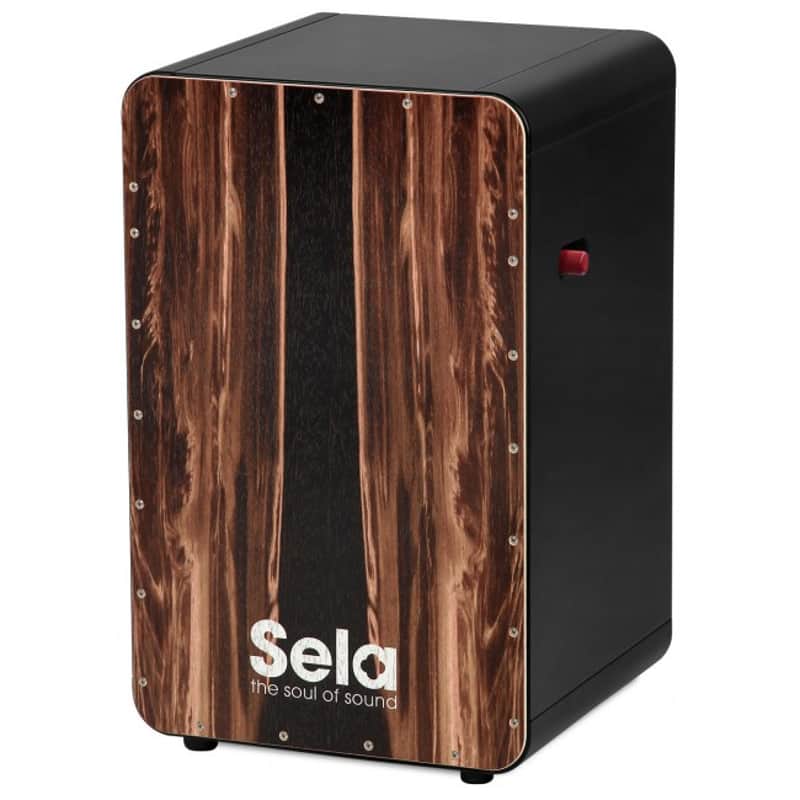 SELA SE 107 CaSela Black Pro Dark Nut Professional Snare Cajon Snare On/Off-Mechanik