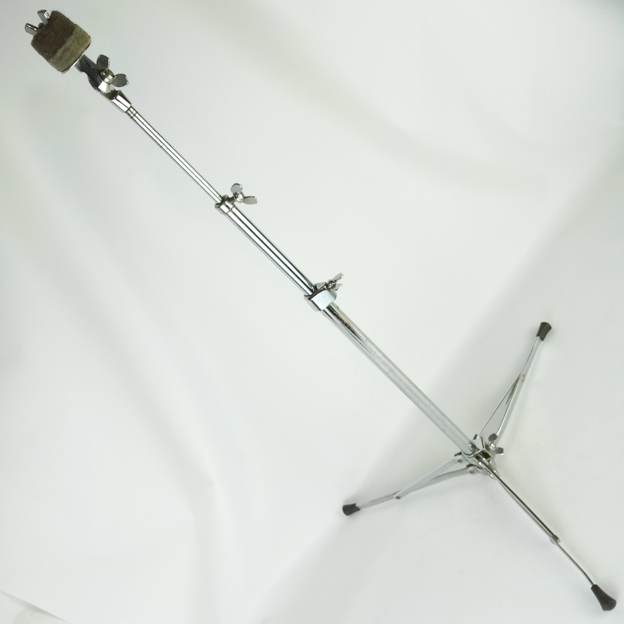 Ludwig Flat-Base 1400 Model Cymbal Stand Vintage Mid60s Chrome Flush Classic USA — main photograph