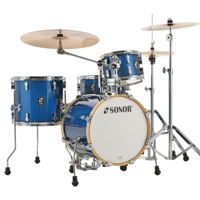 Sonor AQX Jungle Set - Blue Ocean Sparkle (AQX-JUNGLEWMBOS) image 5