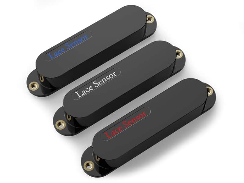 LACE Sensor "Ultimate Triple Set" 3-Pack Single Coil Pickups - Black image 1