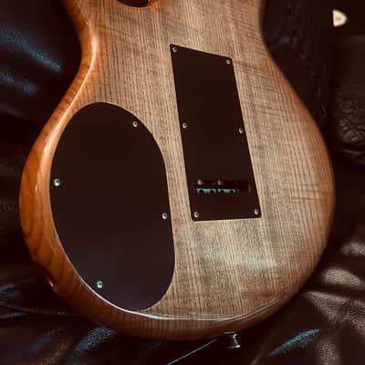 Fibenare Erotic Dalmat  Burl Maple Natural with Wood Pickup Covers Rare! image 4
