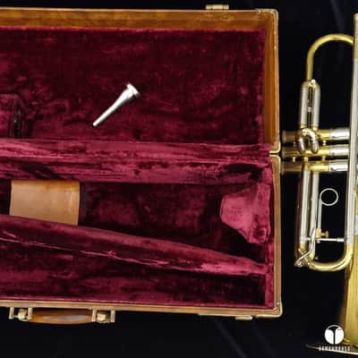 F.E. Olds & SonSuper Recording Los Angeles offset valves trumpet gamonbrass Bild 9