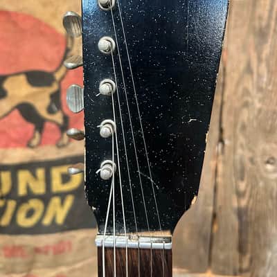 Silvertone 1448 With Case Amp 1962 - 1967 - Black image 7