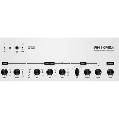 Teaching Machines Wellspring Analog Stereo Spring Reverb System image 1