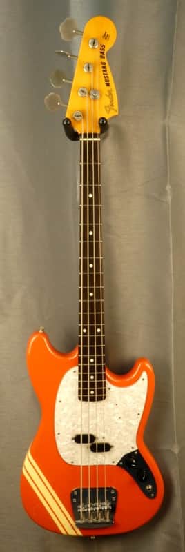 FENDER Mustang Bass MB'98-SD Competition 2002 - FRD Fiesta Red - Japan Import image 1
