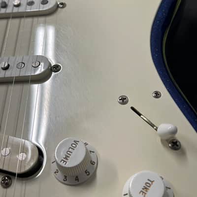 Fender Custom Shop John Cruz EU Masterdesign Mod Rock Strat - Bright Silver/Blue Metallic #23280 with Original Hard Case image 18