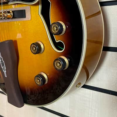 Ibanez LGB30-VYS Vintage Yellow Sunburst George Benson Signature Electric Guitar image 5