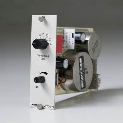 Lawo V970/3 vintage line level amplifiers x 10 with Pikatron transformers as in Tab, Filtek, Siemens, Telefunken modules etc. image 2