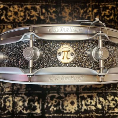 DW 3.14" x 14" Collector's Series Birch Pi Snare Drum - Black Galaxy w/ Satin Chrome Hardware image 1