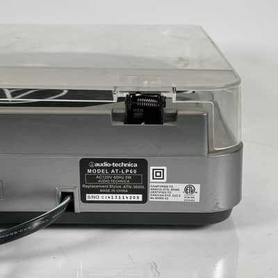 Audio-Technica AT-LP60 XBT Fully Automatic Belt-Drive Stereo Turntable Black image 11