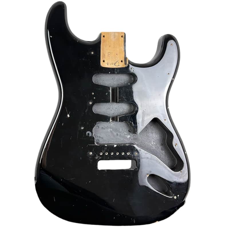 Fender Japan Stratocaster Body - Black image 1