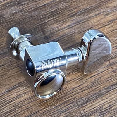 Grover 102 Rotomatics 3+3 Tuning Machine Set Nickel Used image 5