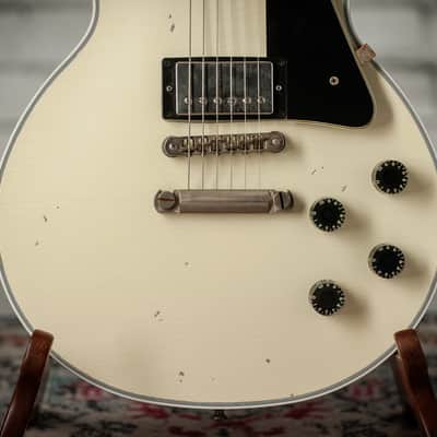 Immagine Gibson Les Paul Custom Murphy Lab Heavy Aged Classic White - 4