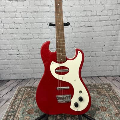 Danelectro '68 Guitar (The '63 Dano Style) Red Metal Flake - "One Off" Prototype image 3