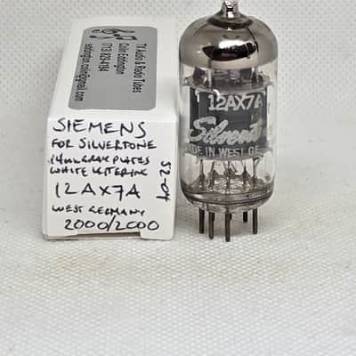 Siemens 12AX7A Gray Plate Perfectly Balanced Single NOS ECC83 12AX7