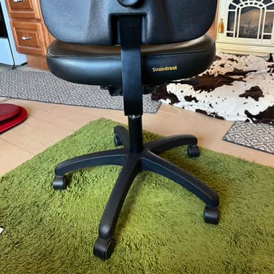 SoundSeat (Sound Seat) Regular Seat Drum Throne - Black Leather image 2