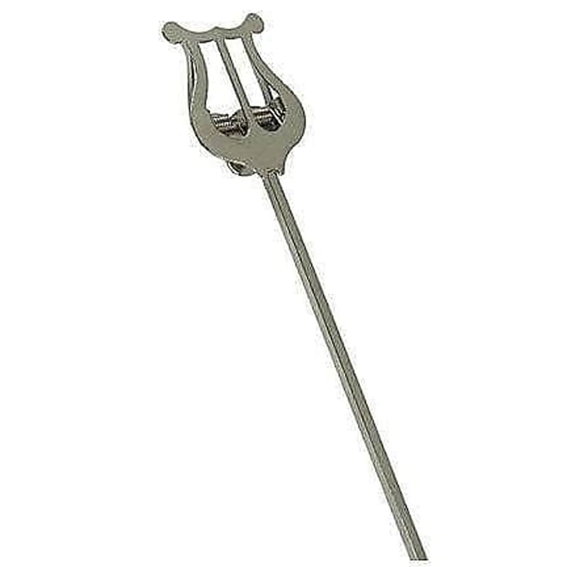 AP&M 500LG 6" Long Lyre Nickel/Chrome APM Baritone Medium Straight image 1