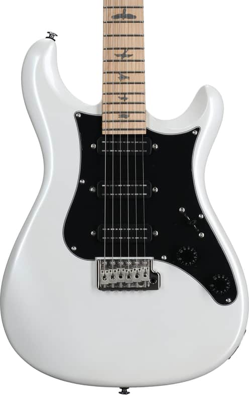 PRS SE NF3 Electric Guitar, Maple Fingerboard, Pearl White image 1