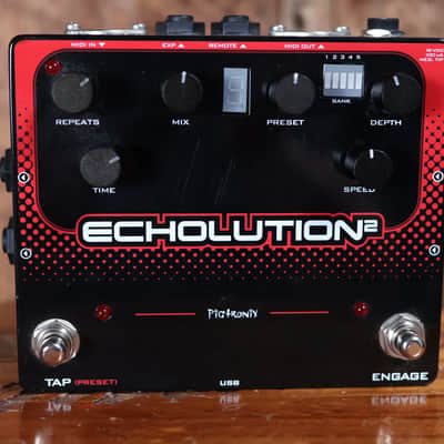 Pigtronix Echolution 2 Delay with E2-R Echolution 2 Remote foot switch image 6
