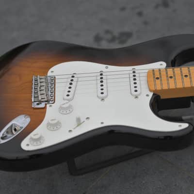 Fender Custom Shop Vintage Custom 1955 Stratocaster, NOS, Maple Fingerboard - Wide-Fade 2-Color Sunburst image 14