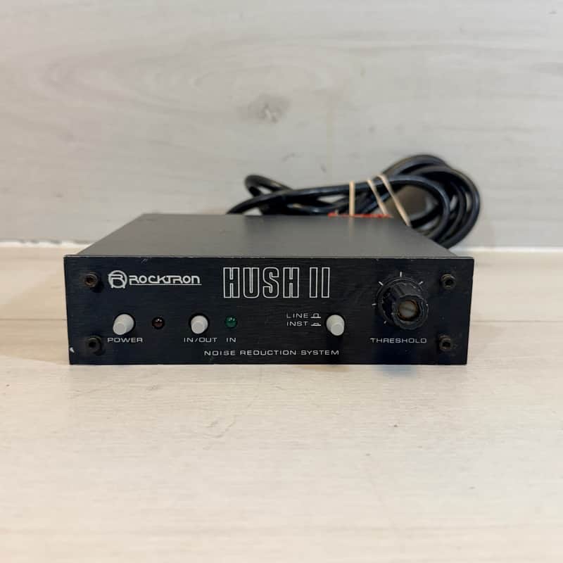 Rocktron HUSH II Noise Reduction System Rack Unit – Late ’80s/Early ’90s Late 80's-Early 90's - Black image 1