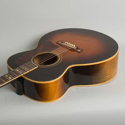 Gibson  J-185 Flat Top Acoustic Guitar (1953), ser. #A-15391, original brown hard shell case. image 7