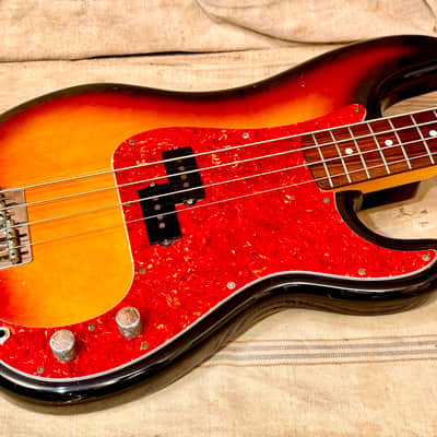Fender MIJ '62 Reissue Precision Bass 1990 - Sunburst image 12