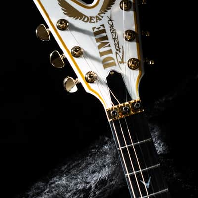 Dean Dime Razorback White-Gold USA/In Stock/Brand New image 7