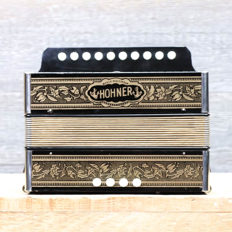 Hohner Vienna 1-Row 4-Bass 10-Treble Button "C" Diatonic Accordion - Germany image 1