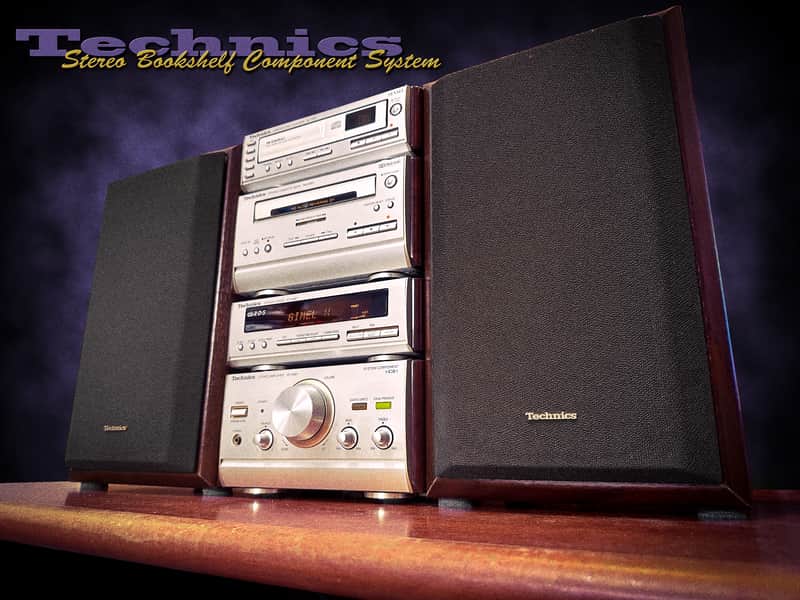 TECHNICS MINI SYSTEM Vintage Stereo Cassette 5-CD Component | Reverb