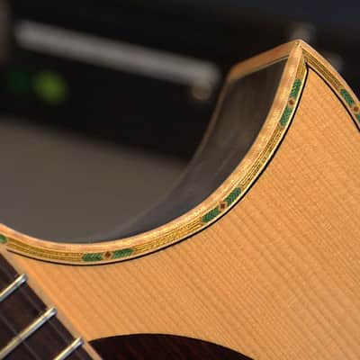 Hewett Brazilian Rosewood Grand Concert Cutaway – Handwritten Spec Sheet, Documented Build, Excellent Condition image 13