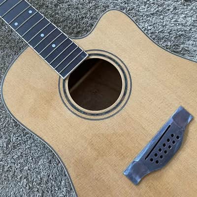 Caraya 12 String Spruce Mahogany Body Acoustic Guitar, Rosewood Fingerboard Neck image 3