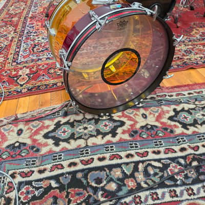 Ludwig Tequila Sunrise Tivoli Bass Drum 20x14 1970s image 2