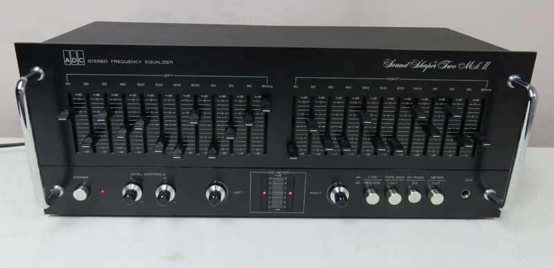 ADC SOUND SHAPER TWO MKll SS-2 MARK II STEREO GRAPHIC EQUALIZER 12 BAND EQ A+ image 1