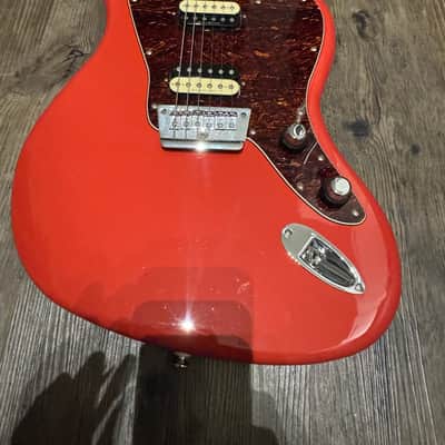 Squier Vintage modified Jaguar HH hardtail 2010s - Fiesta red image 2
