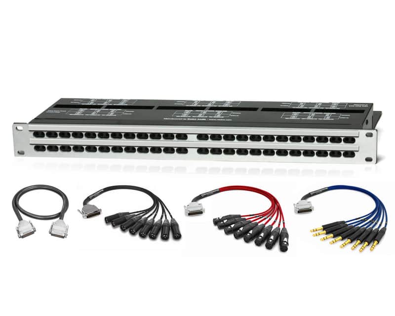 Immagine Redco R196-D25PG TT Patchbay | 6 Custom 6ft. Premium Mogami DB25 Cables | PALA - 1