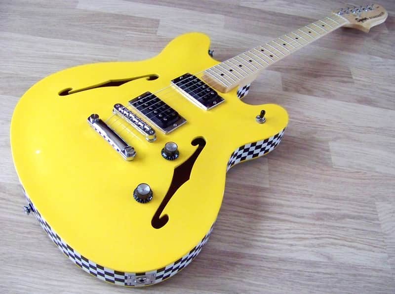 TPP Custom Shop Fender Squier Starcaster "New York Taxi Cab" Tribute - Seymour Duncan Designed image 1