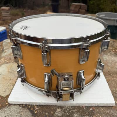 Rare Vintage Tama Superstar 14x8 Split Lug Mastercraft Snare Drum - Maple wood image 8