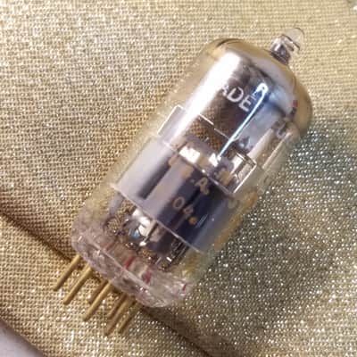 Amperex 6922 AT1000 TESTED Vacuum Tube Gold Pins USA E88CC dual triode 1960-1969 image 9