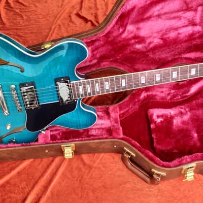 Gibson ES-335 Figured Ocean Water Perimeter * RARE Demo Model * image 11