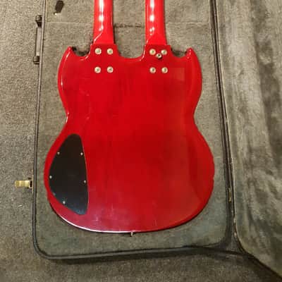 Epiphone G-1275 G1275 Double Neck Doubleneck Cherry 2000s image 7