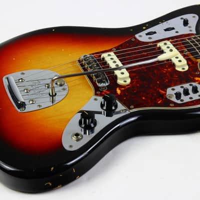 1963 Fender Jaguar Sunburst w Original Case | Pre-CBS Offset CLEAN Vintage Guitar image 17